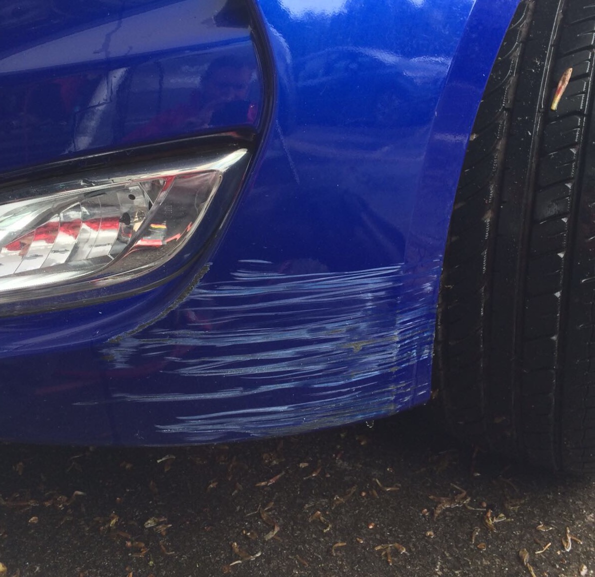 Front bumper repair